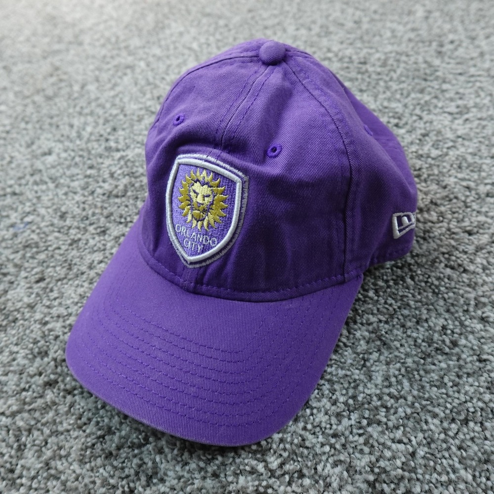 Orlando City SC Hat Mens One Size Purple MLS Soccer‎ Futbol New Era Strap Back